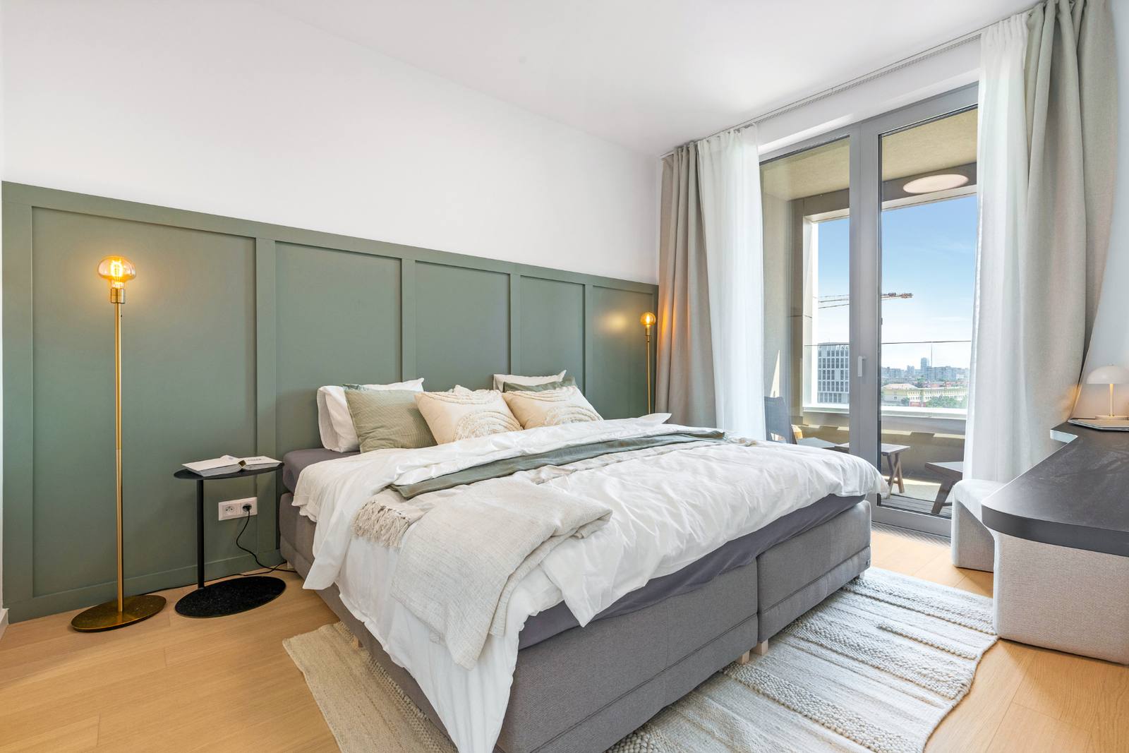 Styled bedroom in a Comodino listing
